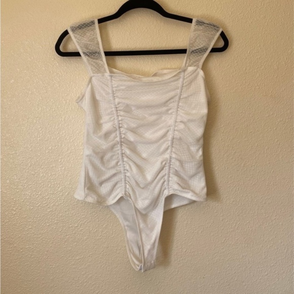 NWOT Polka Dot Lace Bodysuit